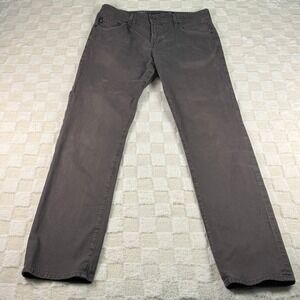 AG Jeans The Graduate Tailored Leg Mens Gray Pants Size 33x32